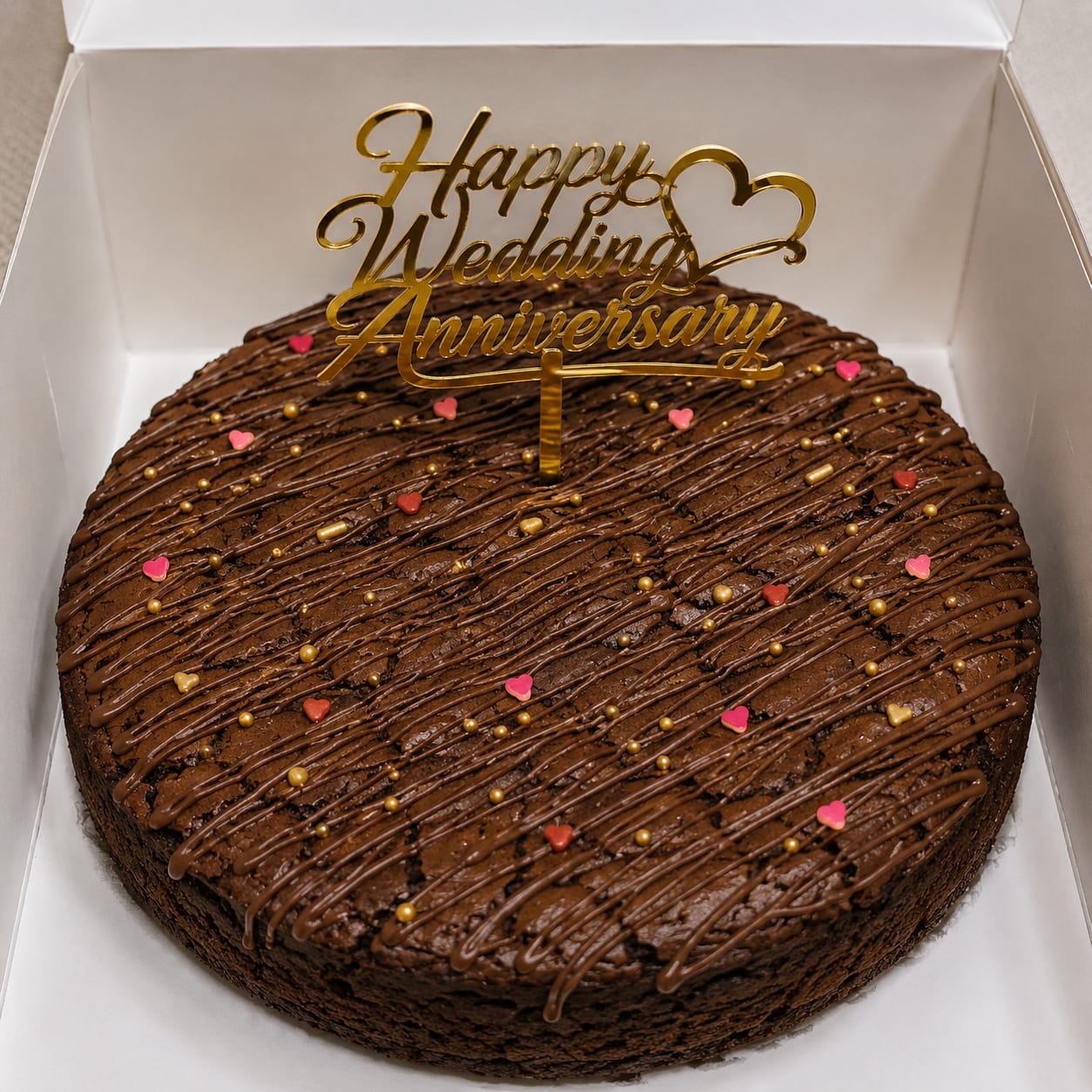 Single Layer Chocolate Fudge Cake